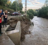 Ploile din această după-amiază au făcut ravagii în comunele Aluniș și Bertea
