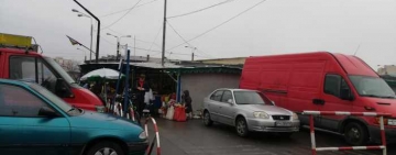 Peisaj dezolant pe platoul Halelor Centrale din Ploiești
