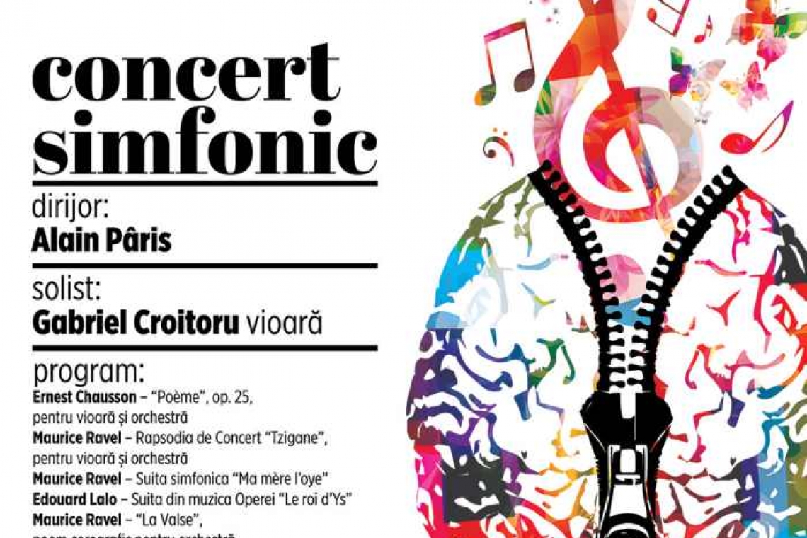 Concert simfonic sub bagheta dirijorului francez Alain Pâris la Filarmonica din Ploiești