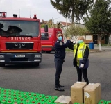 Ecomaster Servicii Ecologice a donat măști și substanțe dezinfectante salvatorilor de la ISU Prahova