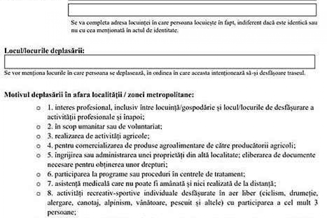 Cum arată declarația pe proprie răspundere începând de astăzi? Descarcă noul model de aici!