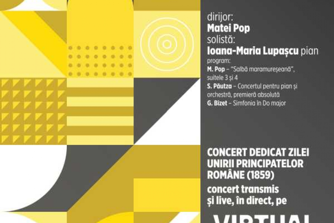 Concert dedicat Zilei Unirii Principatelor Române pe scena Filarmonicii din Ploiești
